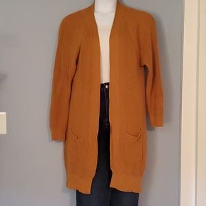 BP mustard Long Cardigan